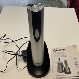 Oster wine opener never used electric free gift with bundle